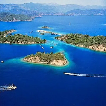 3+1 Luxury Seafront Duplex W/pool In Fethiye Apartment Göcek